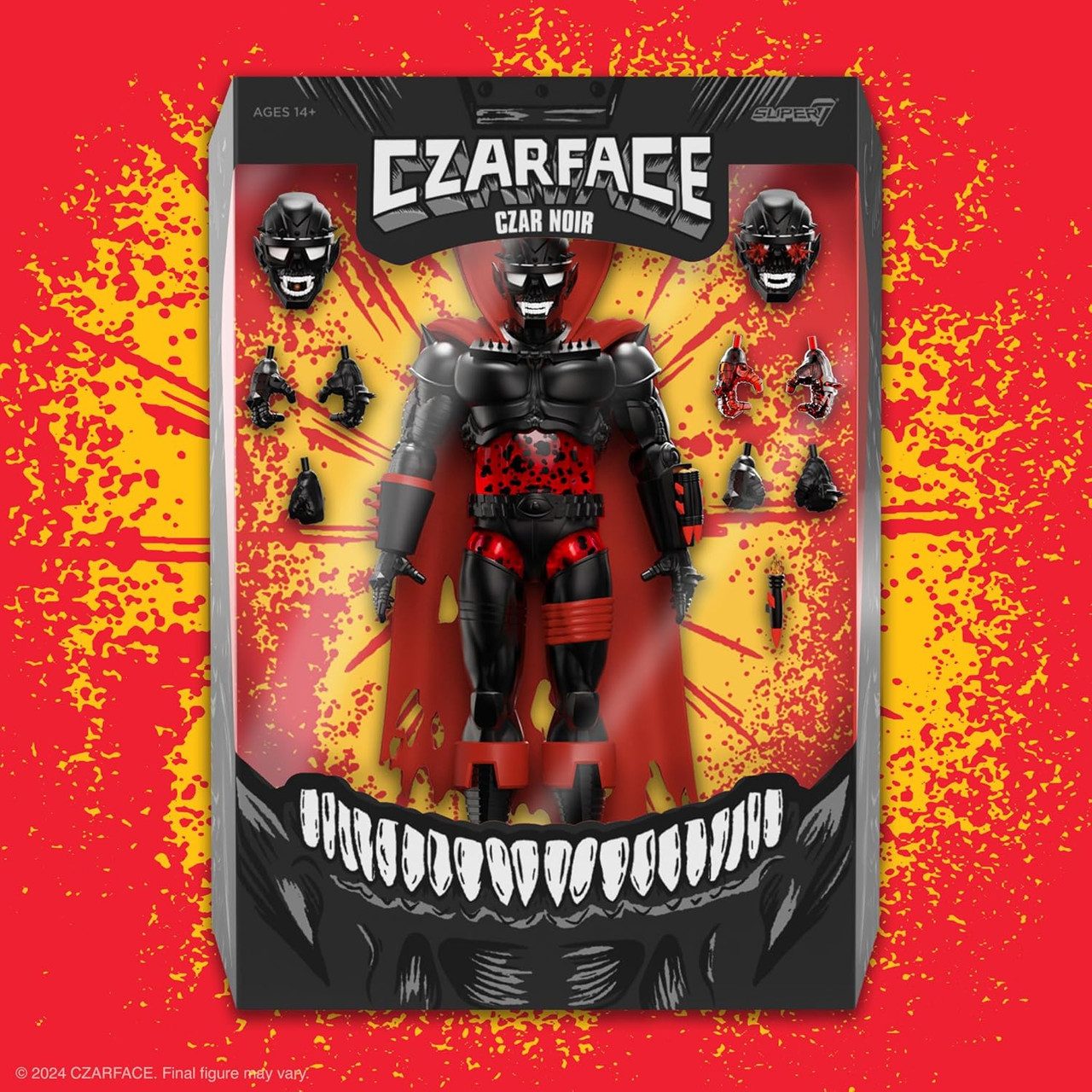 Czarface Ultimates Wave 2 Czarface Czar Noir Action Figure Super 7