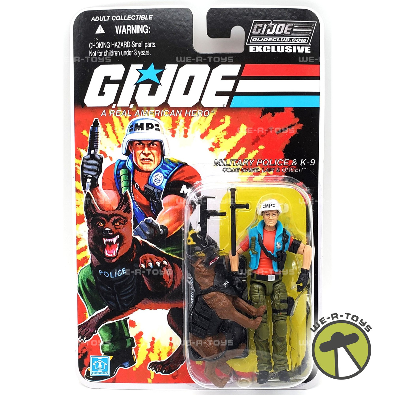 G.I. Joe Military Police & K-9 Law & Order Action Figures 2015