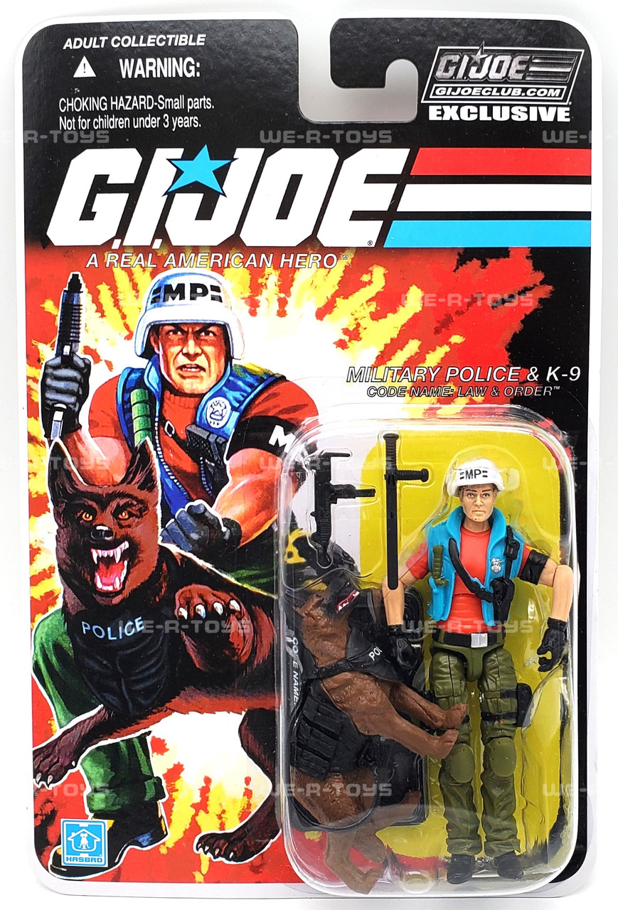 G.I. Joe Military Police & K-9 Law & Order Action Figures 2015