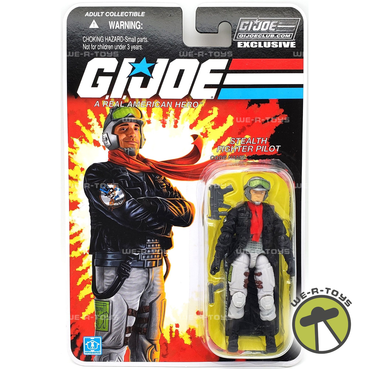 Joe Stealth Fighter Pilot Exclusive Action Figure 2017 Hasbro
