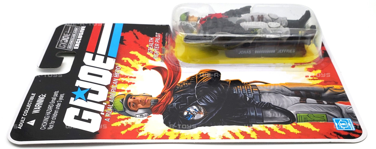 G.I. Joe Stealth Fighter Pilot Exclusive Action Figure 2017 Hasbro