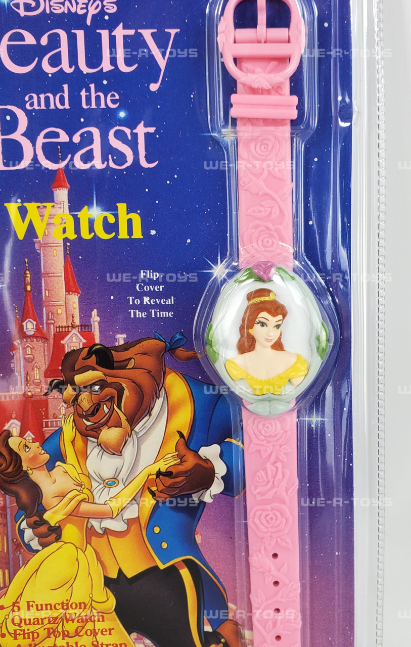 Disney's Beauty and the Beast Watch with Adjustable Pink Strap