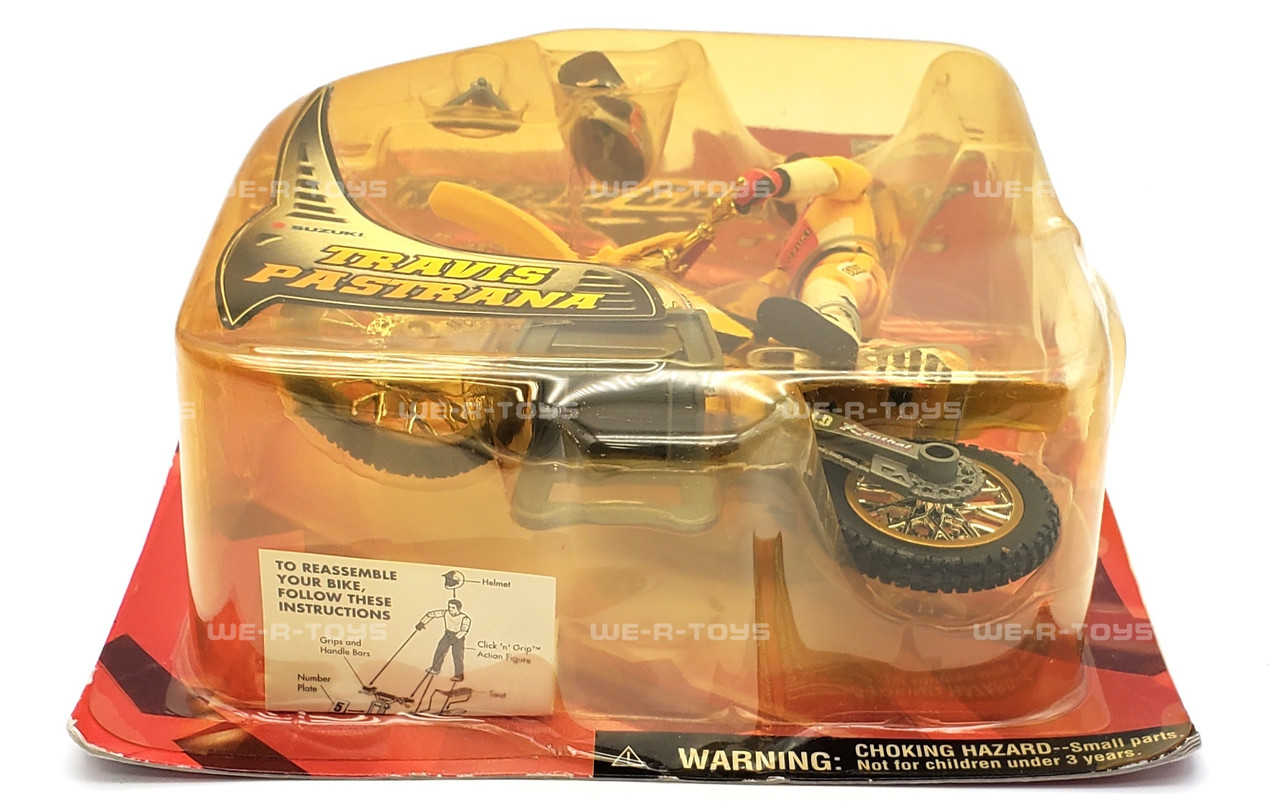 MXS TRAVIS PASTRANA　モトクロスフィギア Road Champs MXS Travis Pastrana Action Figure 2003 Jakks