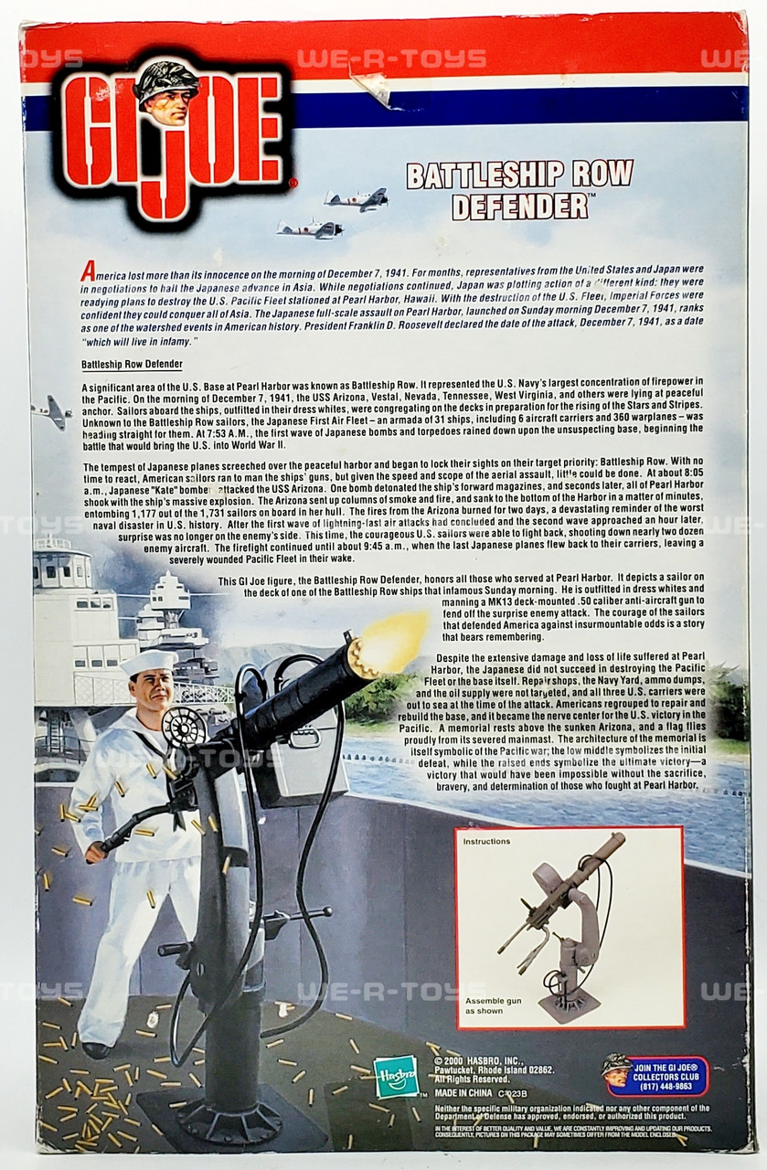 G.I. Joe Battleship Row Defender Action Figure 2000 Hasbro 81684