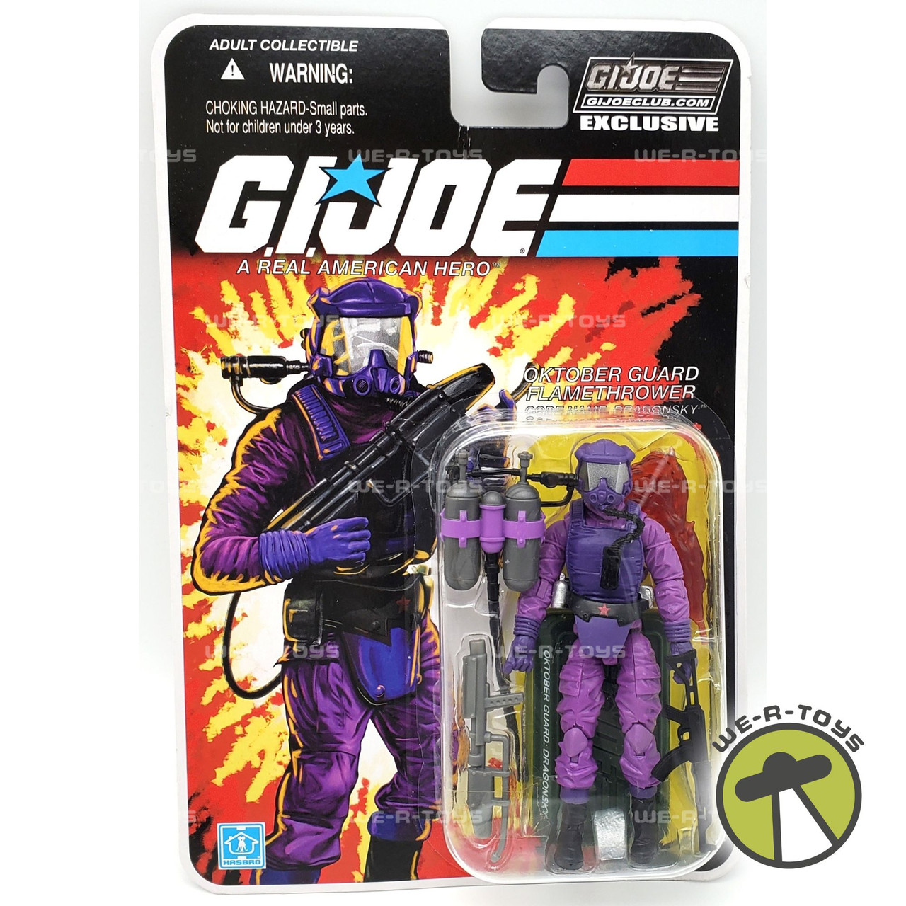 G.I. Joe Oktober Guard Flamethrower Dragonsky Action Figure 2013