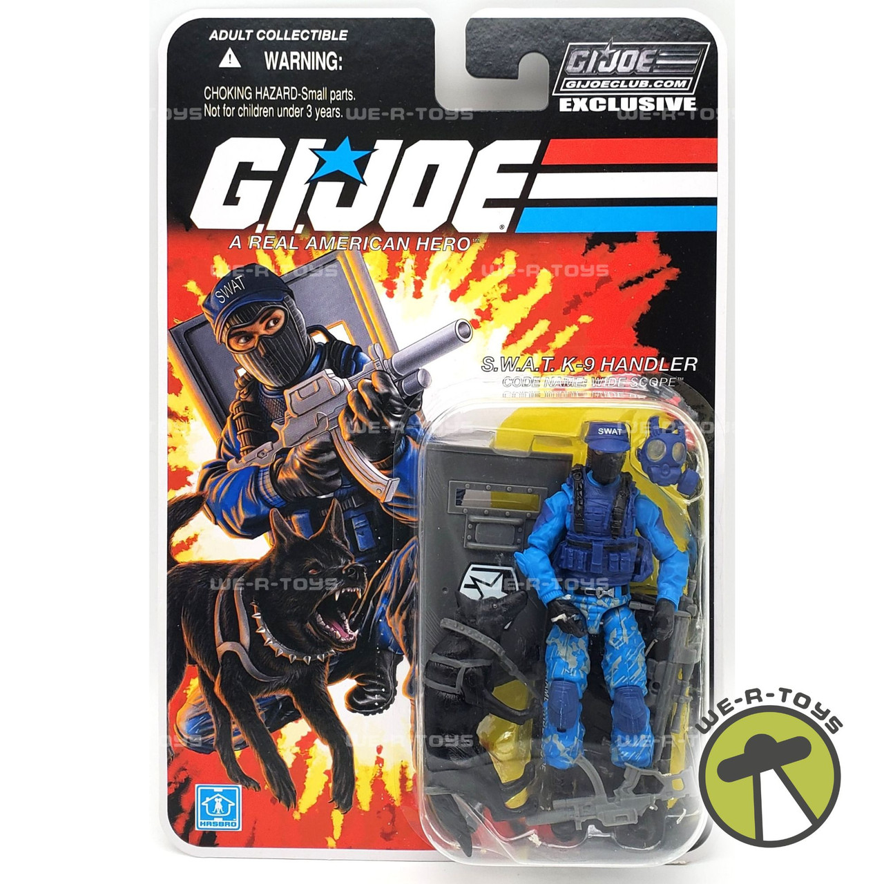 Joe SWAT K-9 Handler Wide Scope Exclusive Action Figure 2013