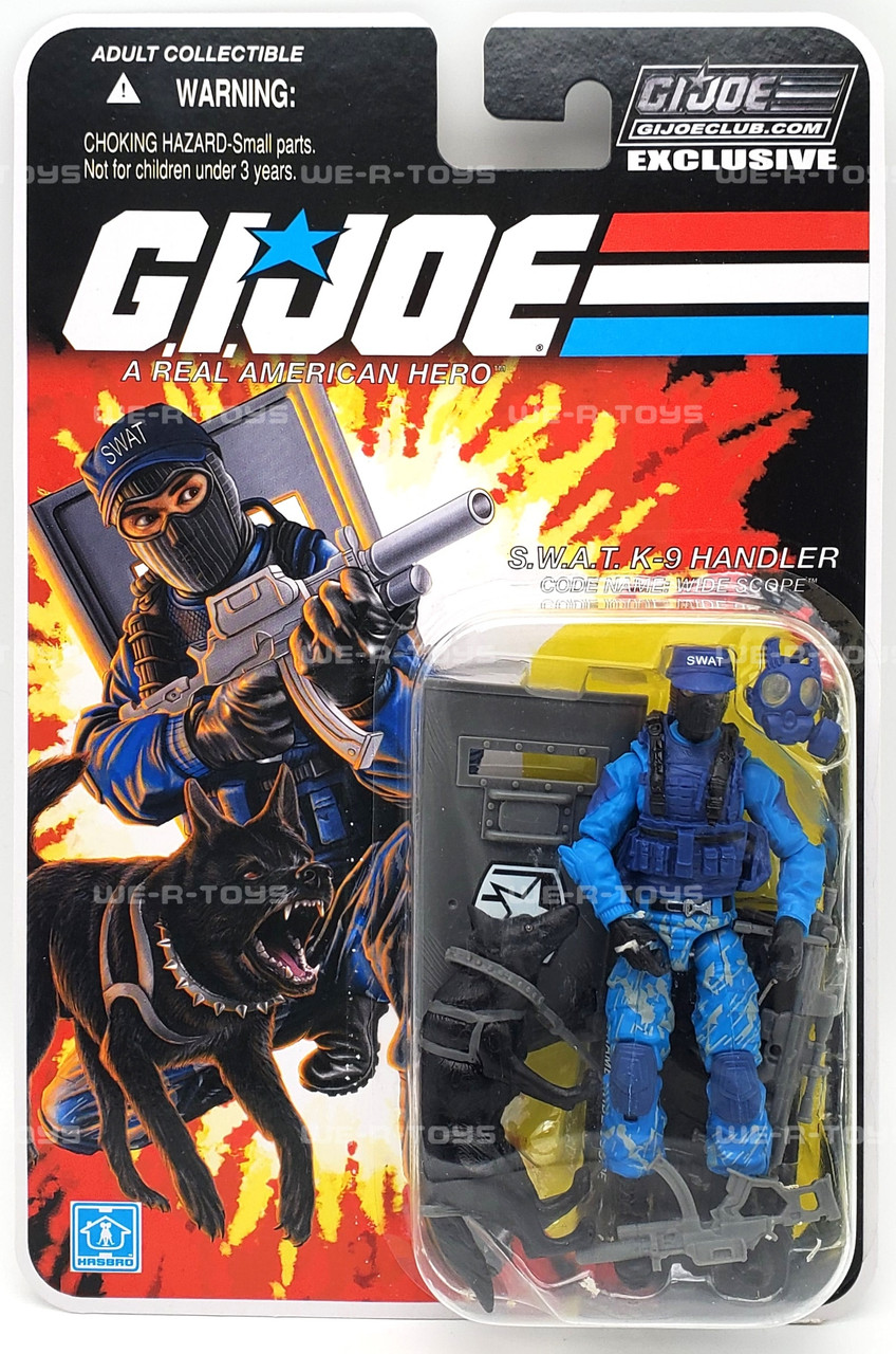 G.I. Joe SWAT K-9 Handler Wide Scope Exclusive Action Figure 2013