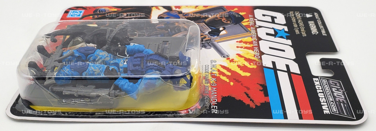 G.I. Joe SWAT K-9 Handler Wide Scope Exclusive Action Figure 2013