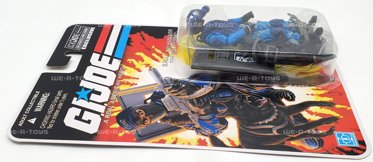 G.I. Joe SWAT K-9 Handler Wide Scope Exclusive Action Figure 2013