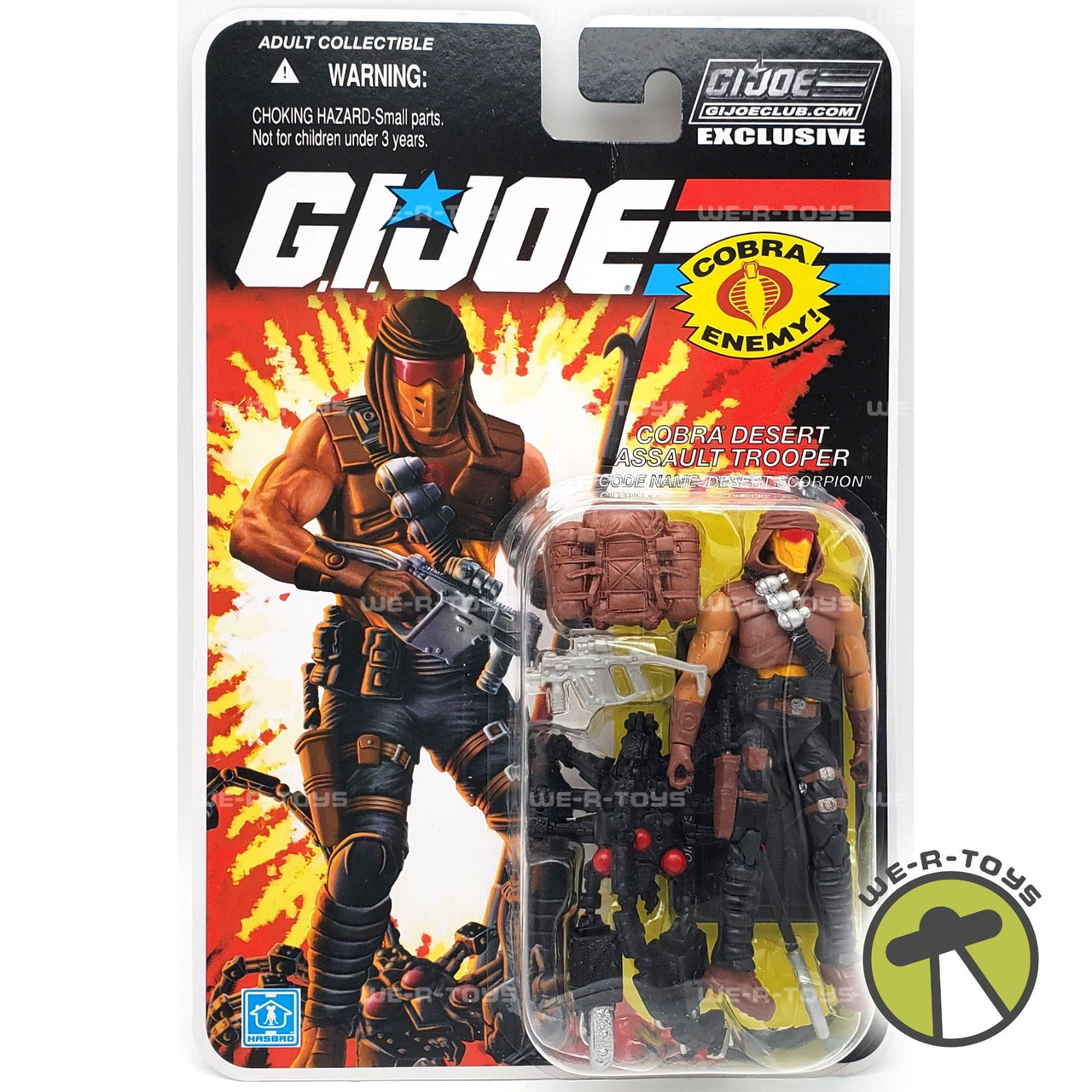 G.I. Joe Cobra Desert Assault Trooper Desert Scorpion Action