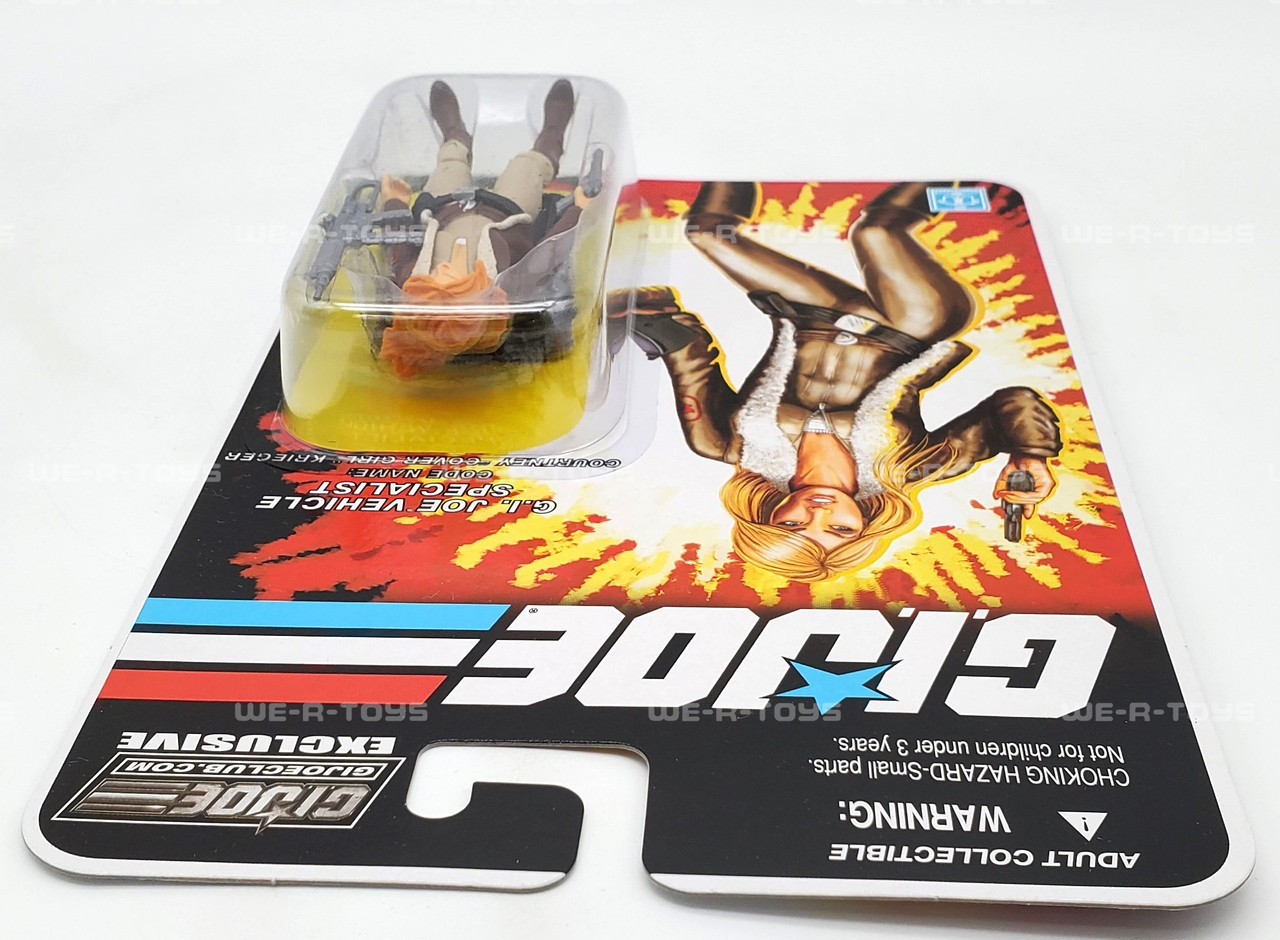 G.I. Joe Vehicle Specialist Courtney Krieger Exclusive Action
