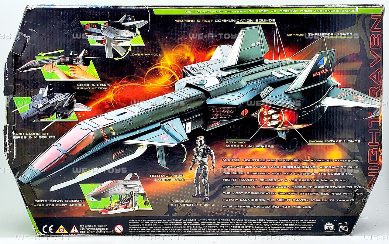 G.I. Joe The Rise of Cobra Night Raven Vehicle with Air