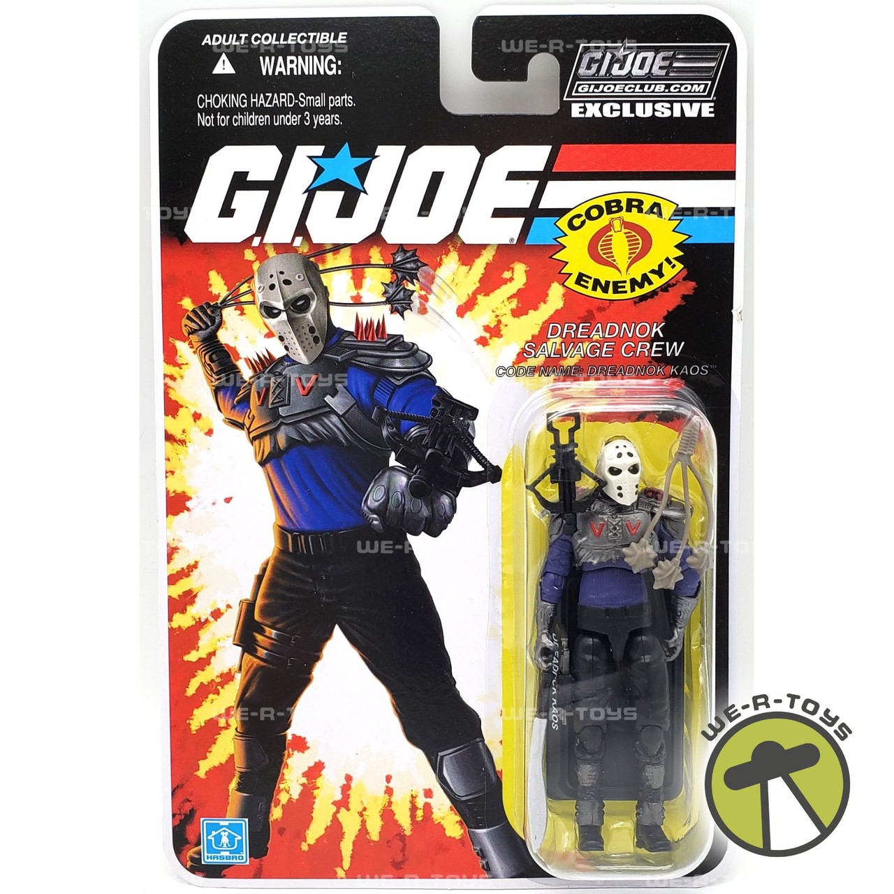 G.I. Joe Cobra Enemy Dreadnok Kaos Exclusive Action Figure 2018