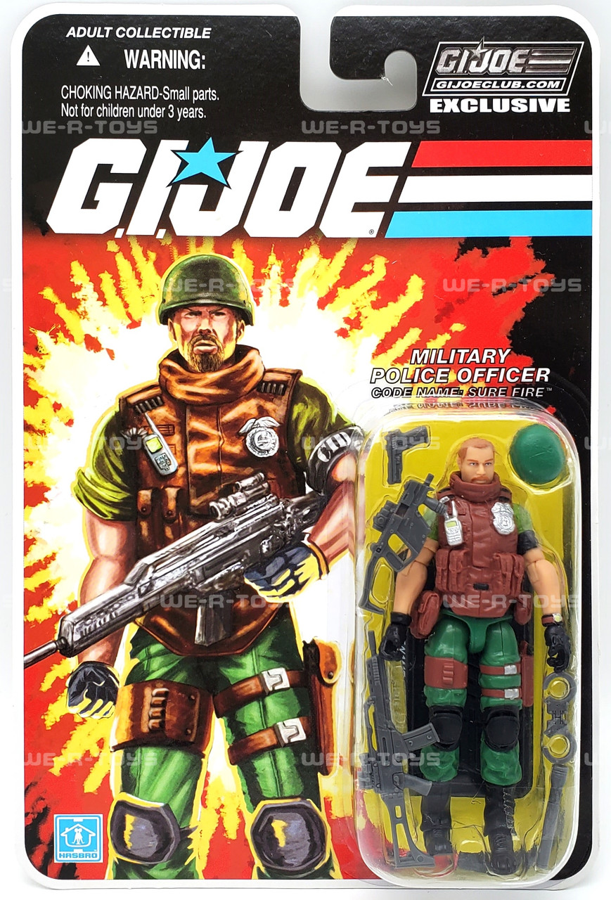 GI Joe Military Police Officer Sure Fire Action Figure 2012 Hasbro