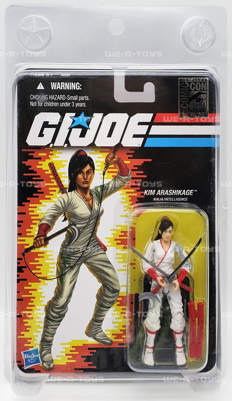 G.I. Joe Kim Arashikage White & Red Outfit SDCC Action Figure 2012