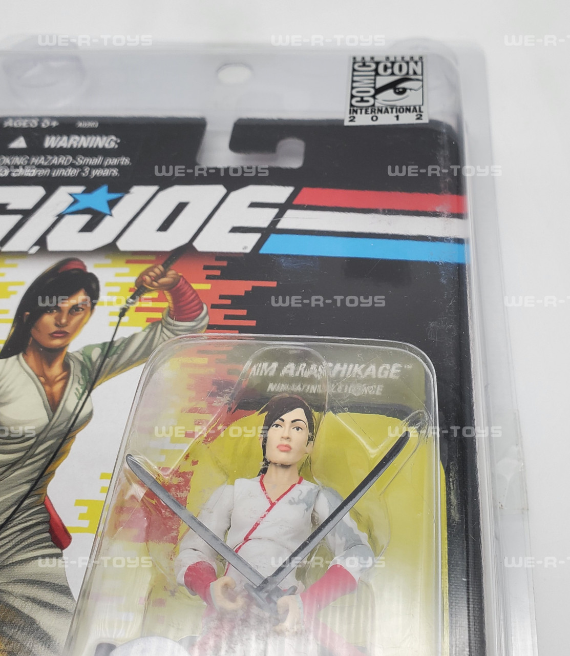 G.I. Joe Kim Arashikage White & Red Outfit SDCC Action Figure 2012