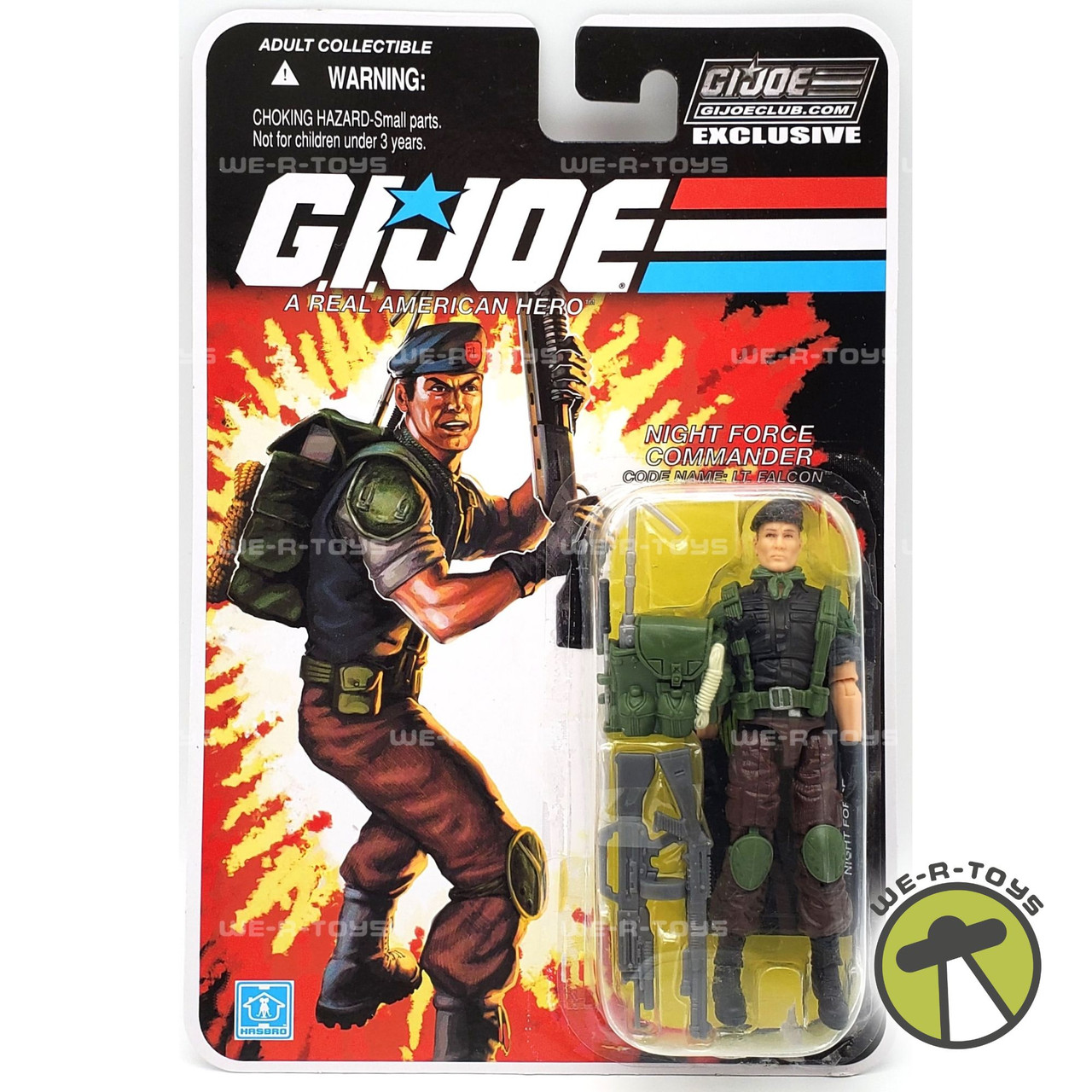 GI Joe A Real American Hero Night Force Commander LT. Falcon