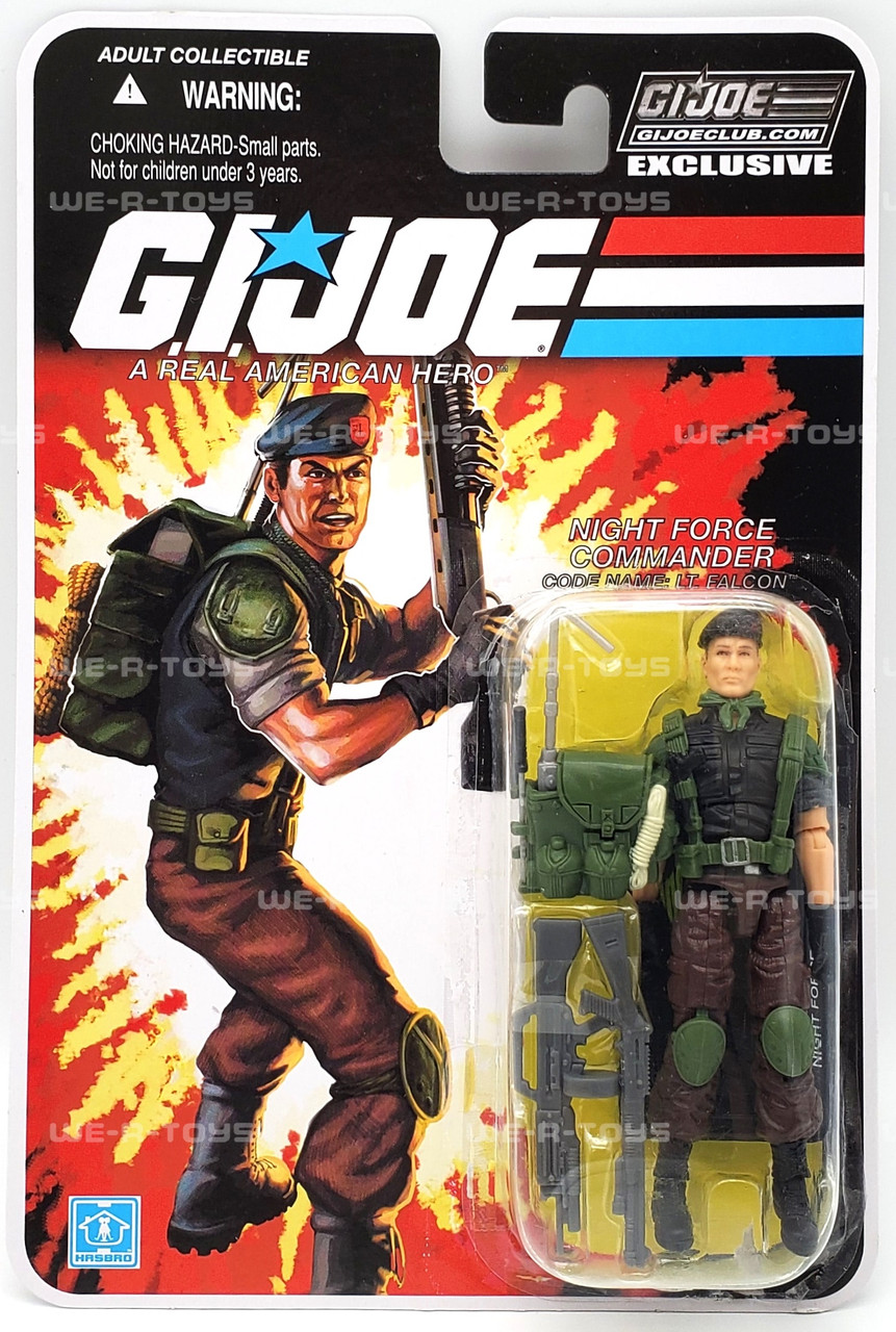 GI Joe A Real American Hero Night Force Commander LT. Falcon