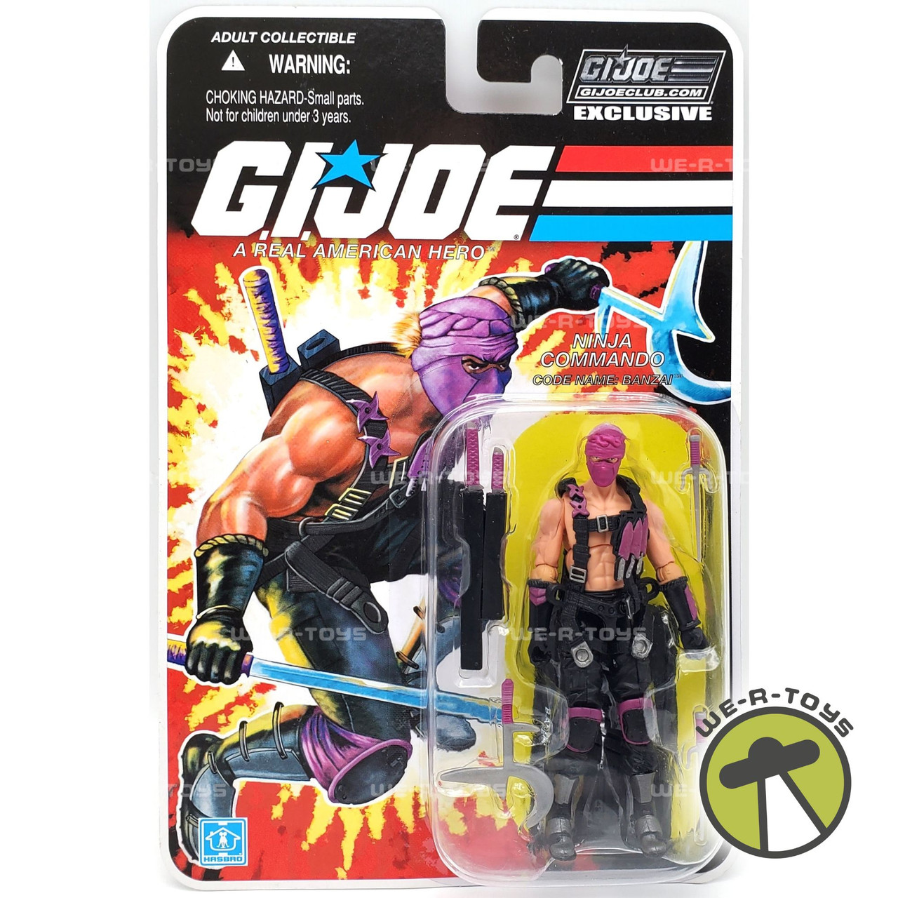 GI Joe A Real American Hero Ninja Commando Banzai Action Figure