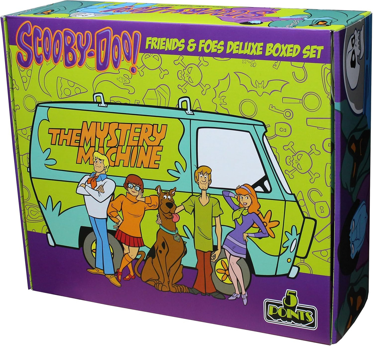 Scooby-Doo Friends and Foes Deluxe 5 Points Boxed Set Action
