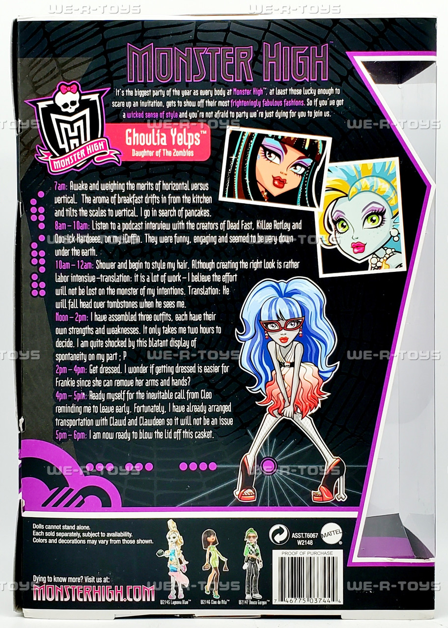 Monster High Dawn Of The Dance Ghoulia Yelps Doll 2011