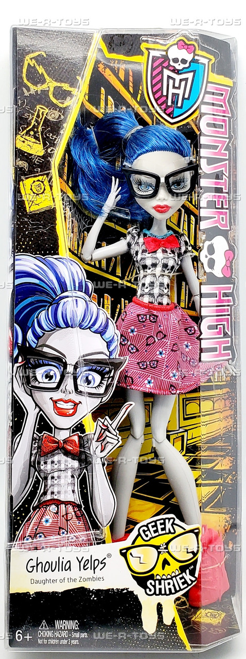 Mattel Monster High Geek Shriek Ghoulia Yelps Doll 2014 Mattel