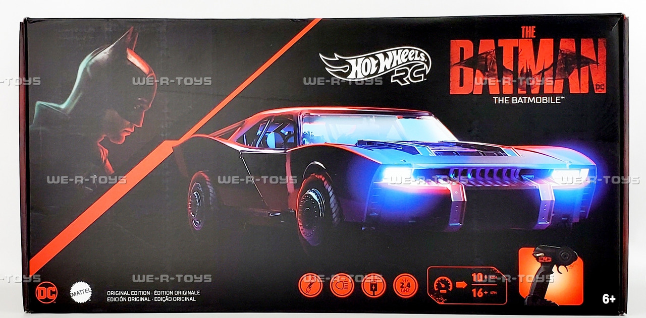 Hot Wheels RC The Batman Batmobile Vehicle 2022 Mattel HCD19 - We