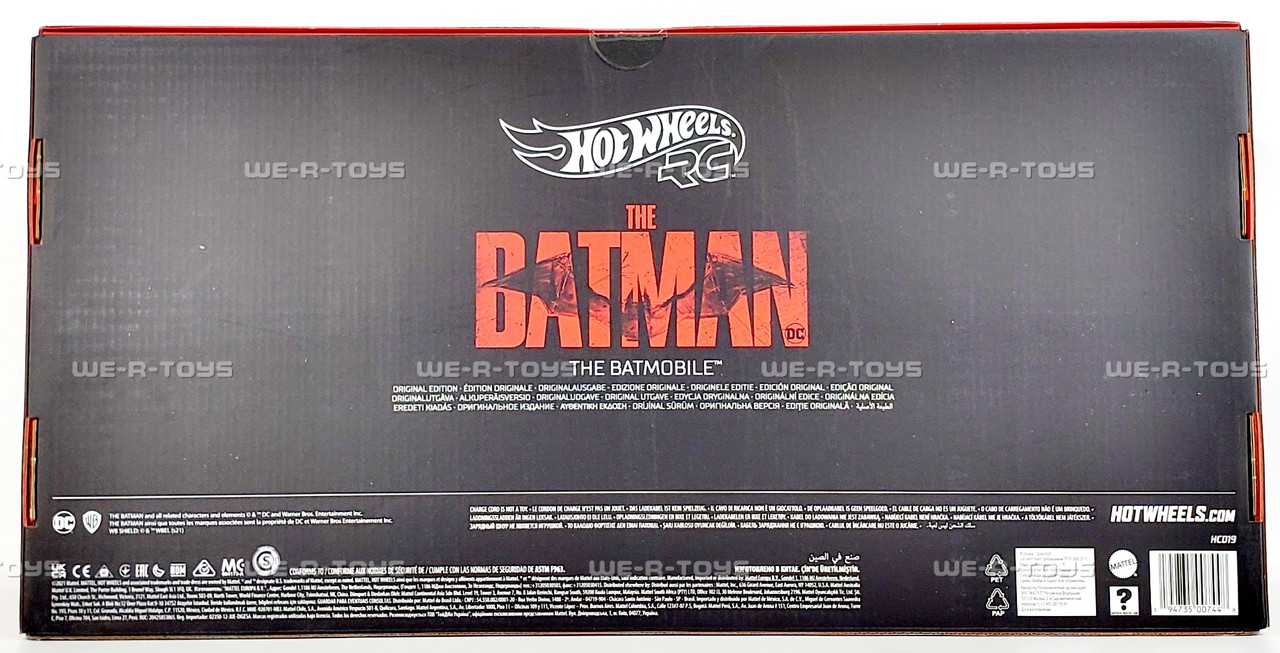 Hot Wheels RC The Batman Batmobile Vehicle 2022 Mattel HCD19 - We