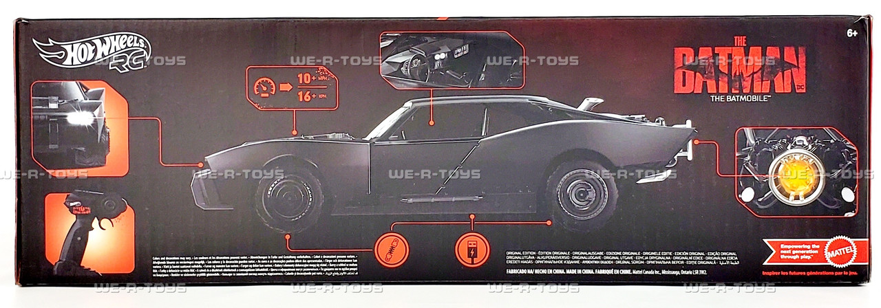 Hot Wheels RC The Batman Batmobile Vehicle 2022 Mattel HCD19 - We