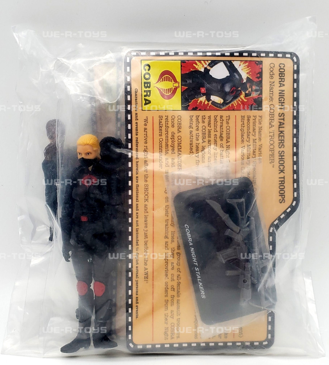 Joe 2018 Collectors Club Cobra Night Stalkers Shock Troops
