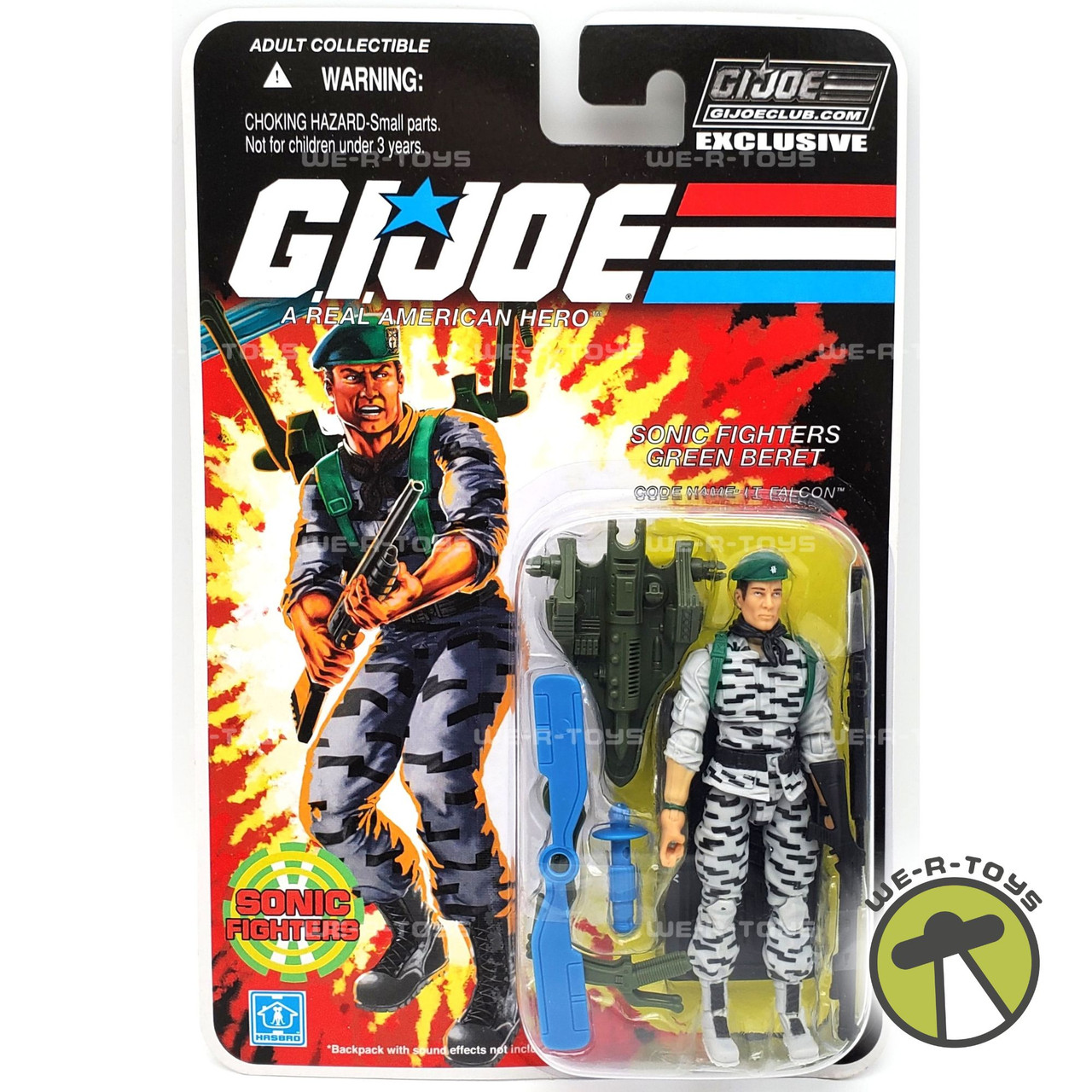 G.I. Joe ARAH Sonic Fighters Lt. Falcon Exclusive Action