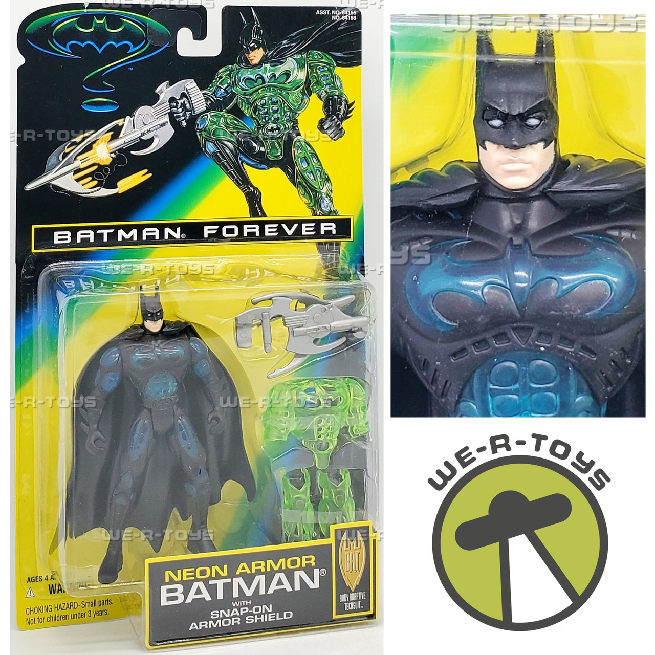DC Batman Forever Neon Armor Batman Action Figure 1995 Kenner