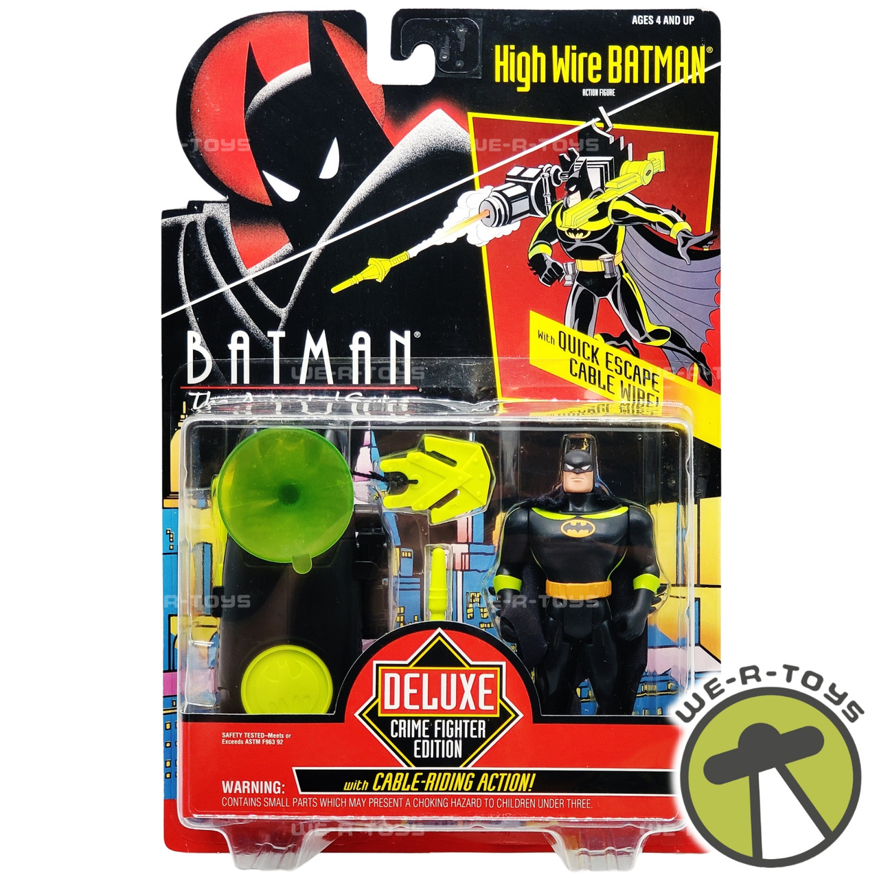 DC Batman The Animated Series High Wire Batman Figure 1993 Kenner