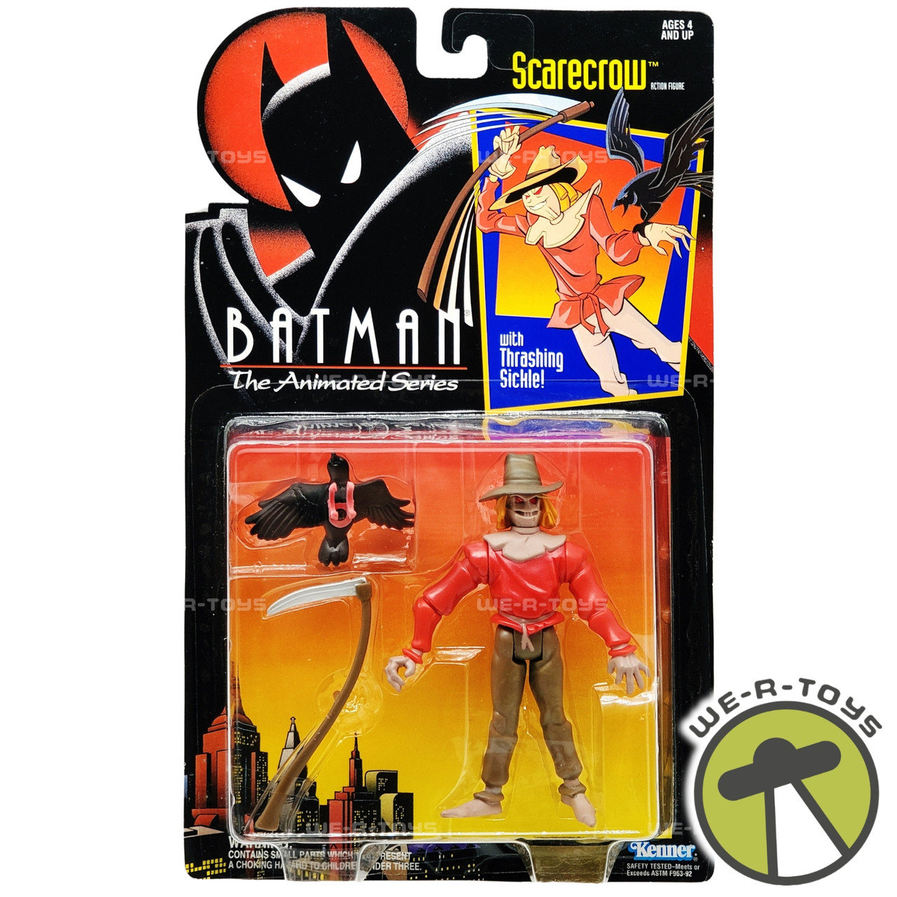 DC Batman The Animated Series Scarecrow Action Figure 1993 Kenner
