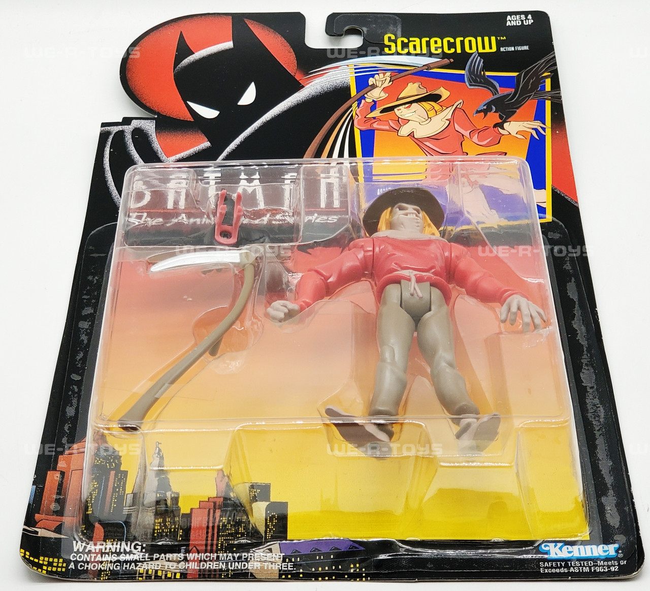 DC Batman The Animated Series Scarecrow Action Figure 1993 Kenner