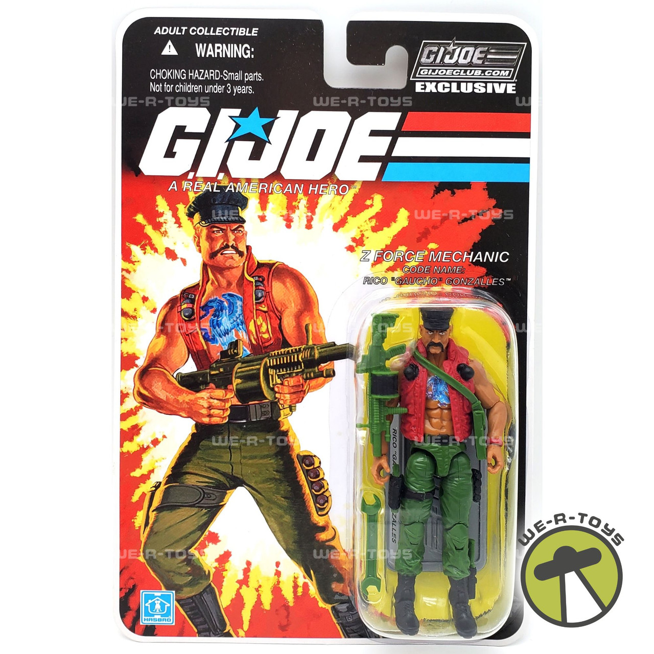 GI Joe ARAH Z Force Mechanic Rico 