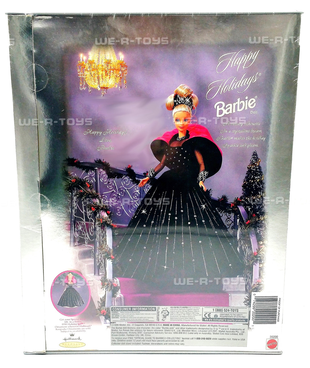 Barbie Happy Holidays Doll Special Edition 1998 Mattel #20200