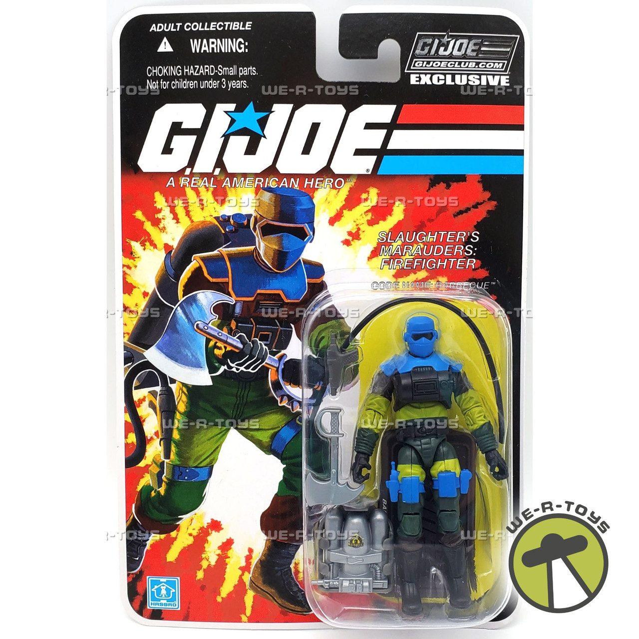 未開封 1991 GI JOE BARBECUE フィギュア Hasbro Firefighter Gi Joe Barbecue Action Figure Lot 1991 Hasbro GI Joe