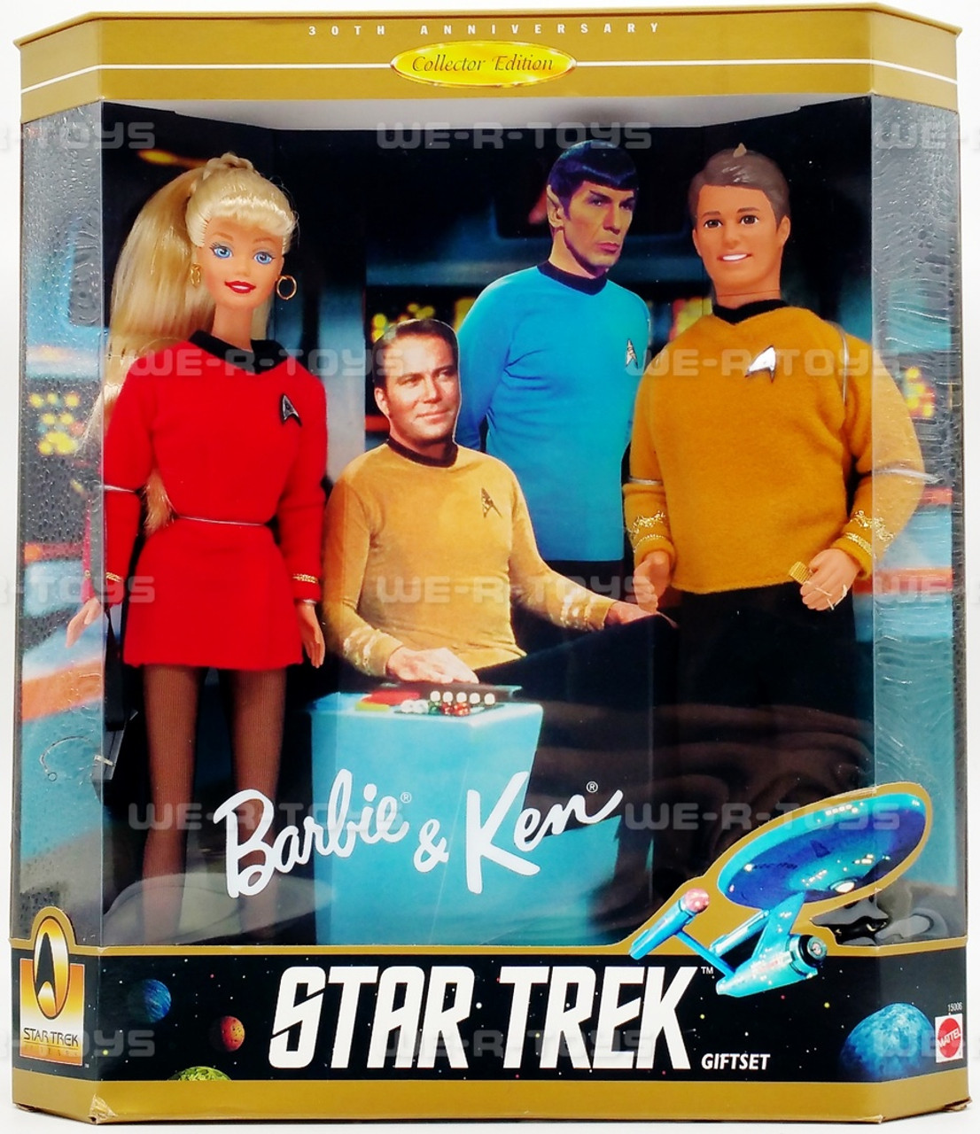 Barbie and Ken Star Trek 30th Anniversary Dolls Gift Set 1996