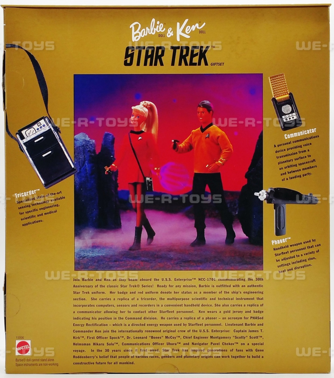 Star Trek Gift Set with TNG Uniform & Phaser