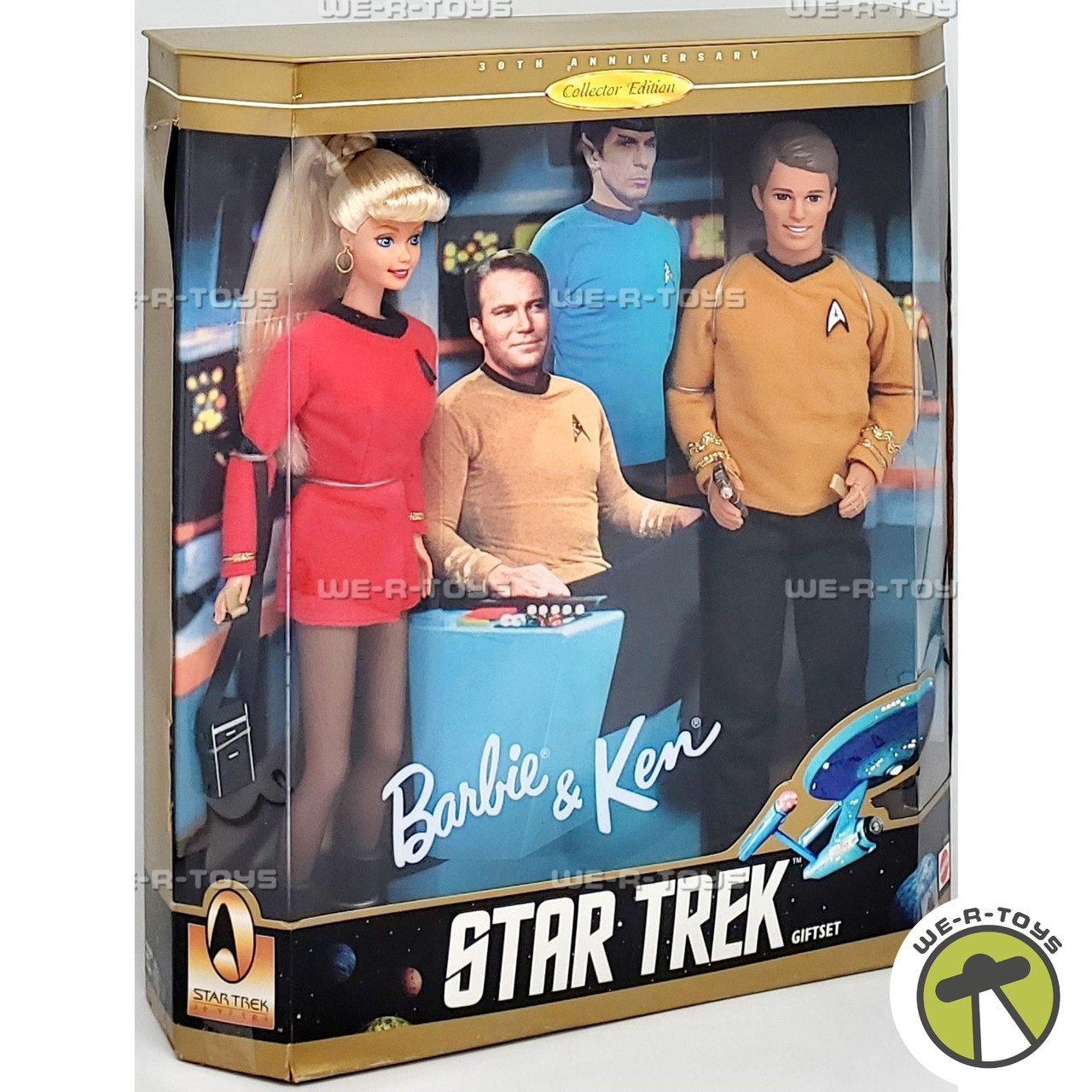 Barbie and Ken Star Trek 30th Anniversary Dolls Gift Set 1996