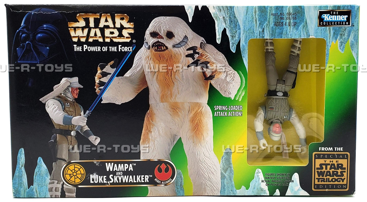 Star Wars Power of the Force Wampa and Luke Skywalker