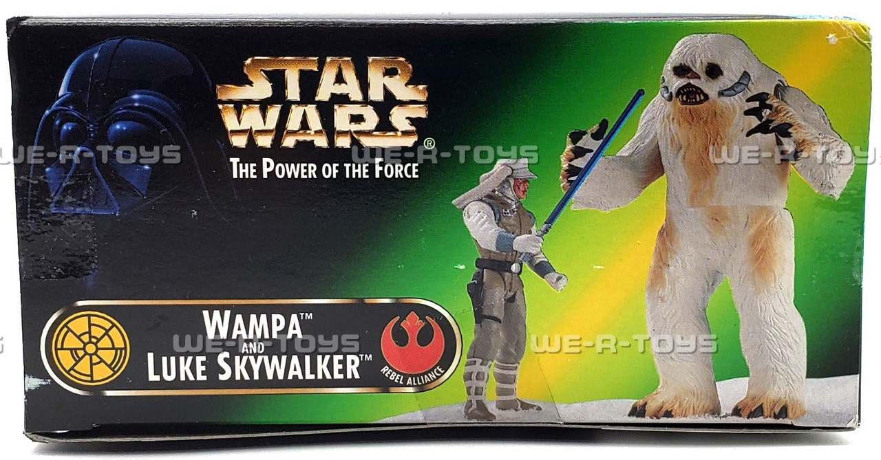 Star Wars Power of the Force Wampa and Luke Skywalker Figures 1997