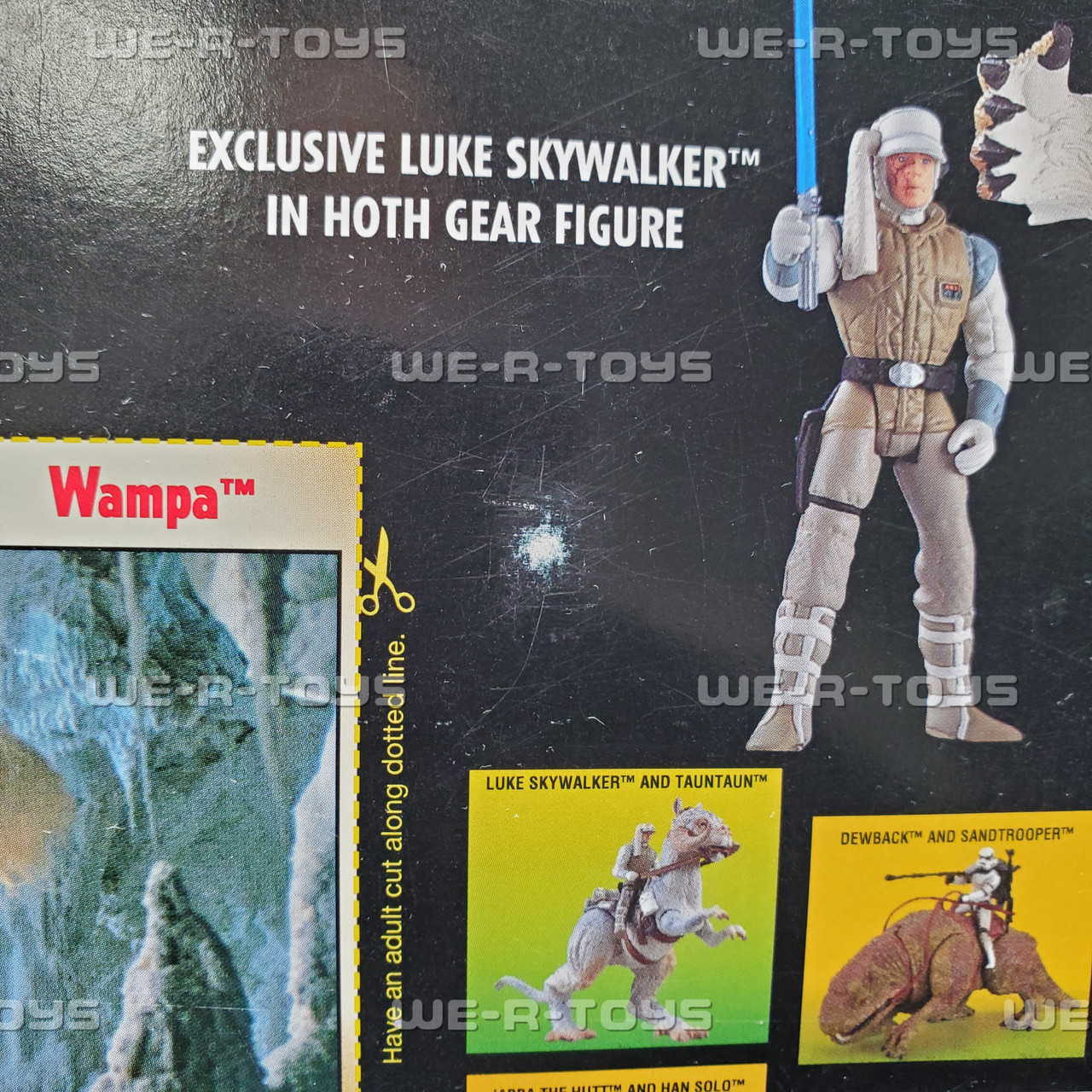 Star Wars Power of the Force Wampa and Luke Skywalker Figures 1997