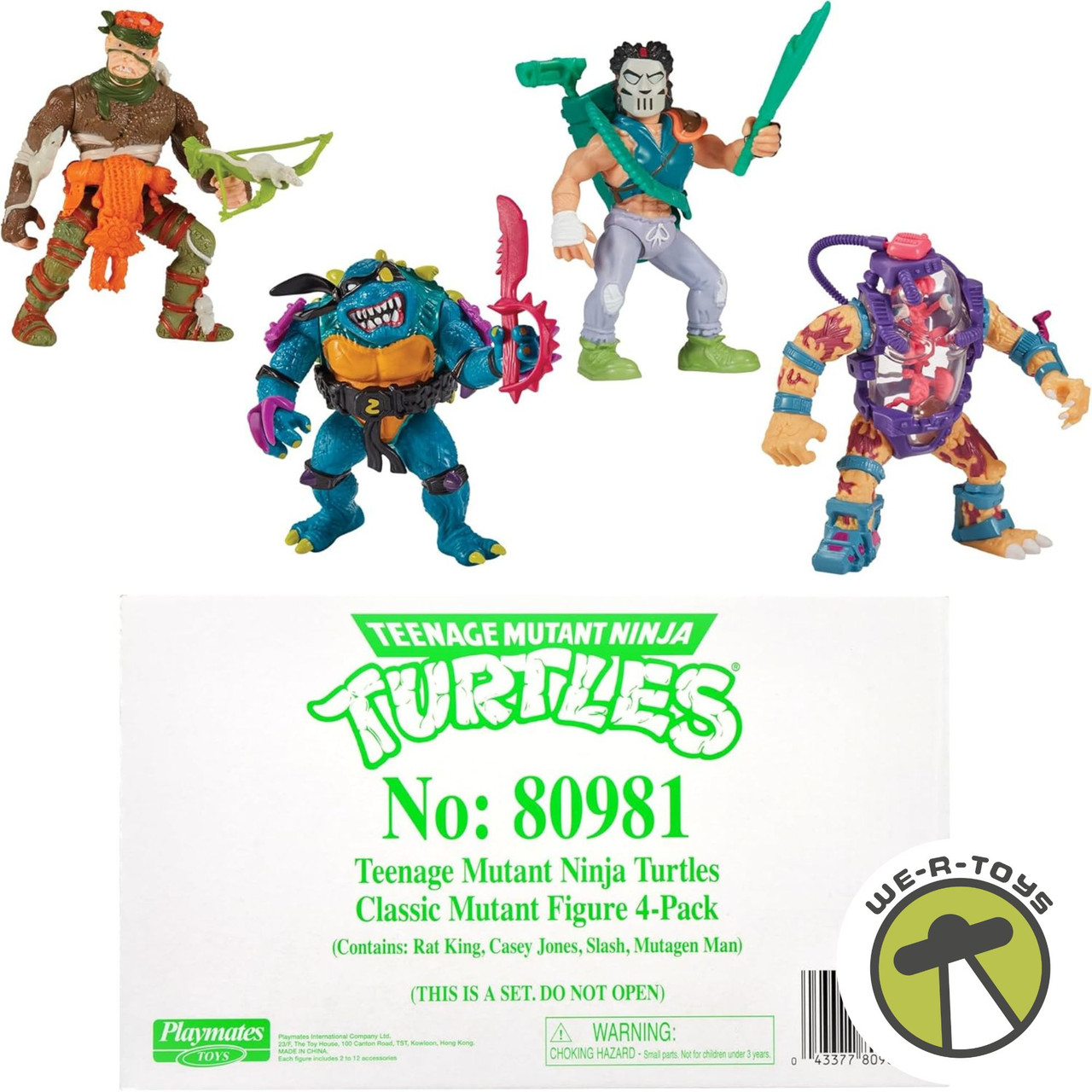 Teenage Mutant Ninja Turtles Classic Mutants 4 Piece Action Figure