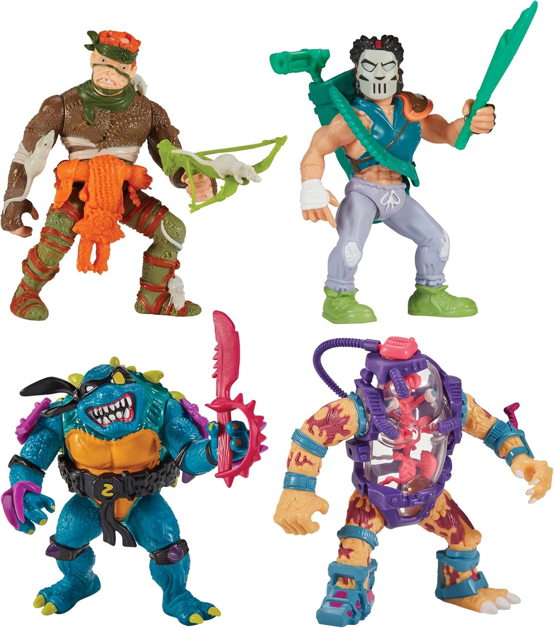Teenage Mutant Ninja Turtles Classic Mutants 4 Piece Action Figure