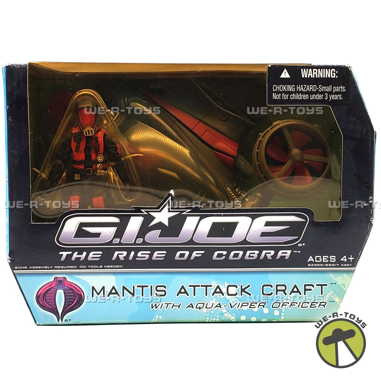 GI Joe Rise of Cobra Mantis Attack Craft with Aqua-Viper Officer