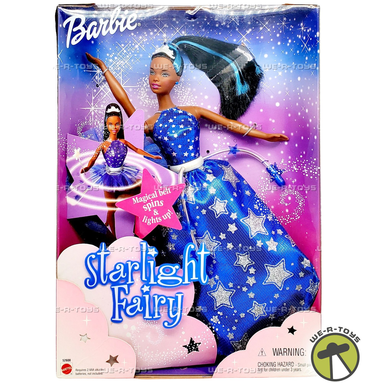 Barbie Starlight Fairy African American Doll 2001 Mattel 52608 