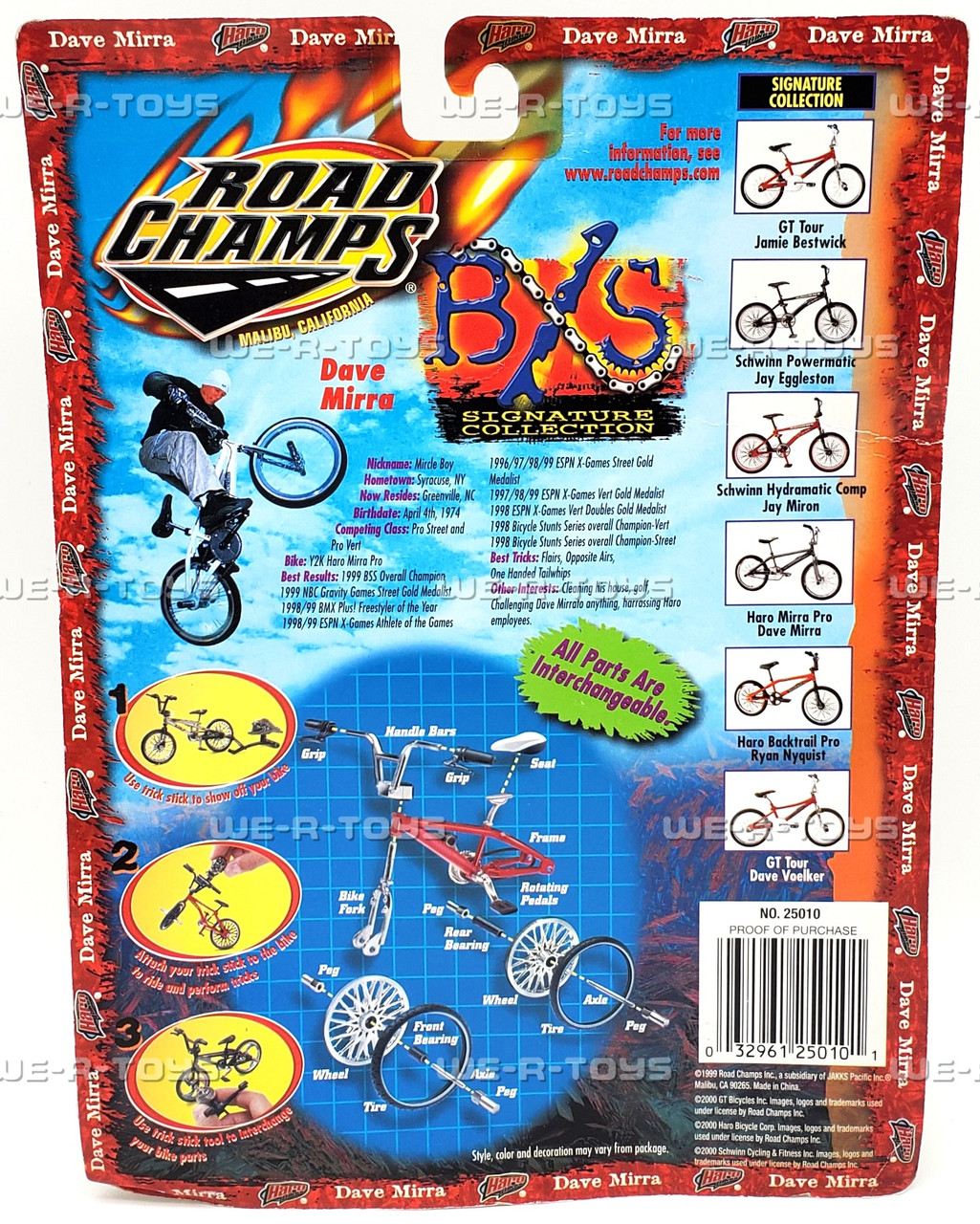 Road Champs BXS Signature Collection Dave Mirra Bike JAKKS Pacific