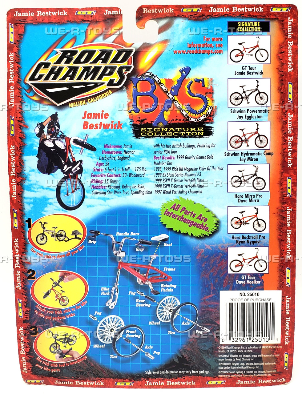 Road Champs BXS GT Jamie Bestwick Bike Signature Collection JAKKS